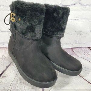 GBG Los Angeles Womens Size 6.5 Black Adlea Cold Weather Winter Boots